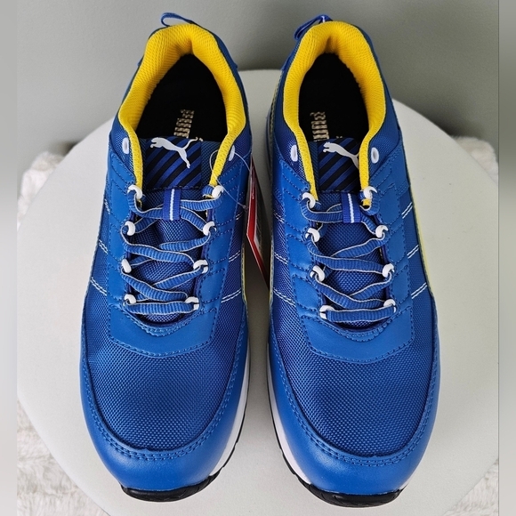 Mens PUMA Safety Kickflip Low SD Shoes BLUE/YELLOW main image 13